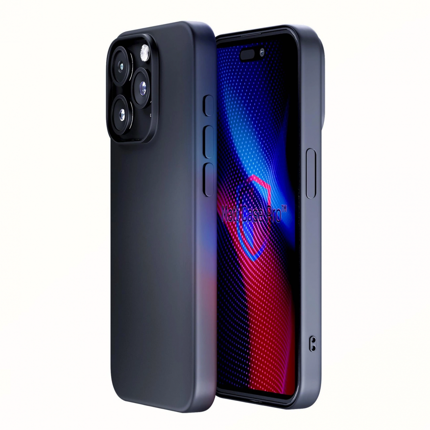 3mk Matt Case Pro for Apple iPhone 15 Pro - Matte Black