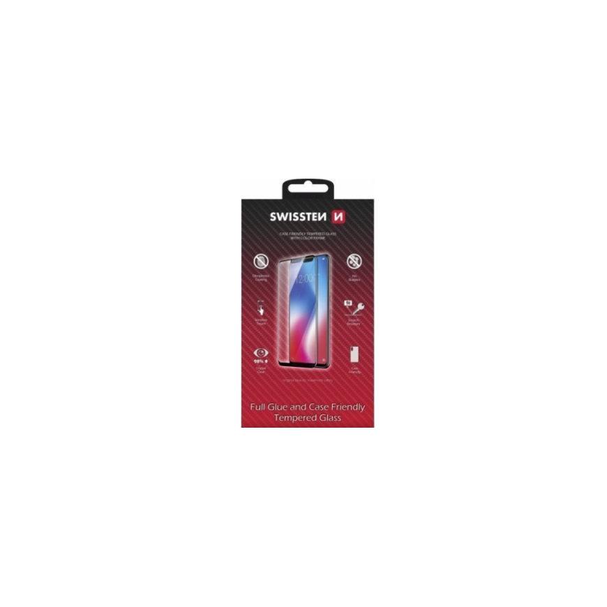 Swissten Full Face Color Frame Tempered