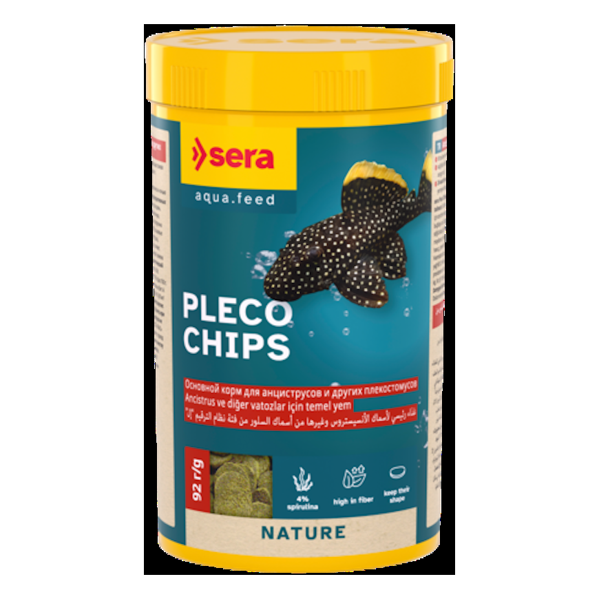Barība plānu čipsu veidā samiem - Sera Pleco Chips 250 ml (92g)