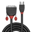 Lindy 1m HDMI to DVI Cable, Black Line Lindy 1m HDMI to DVI Cable, Black Line