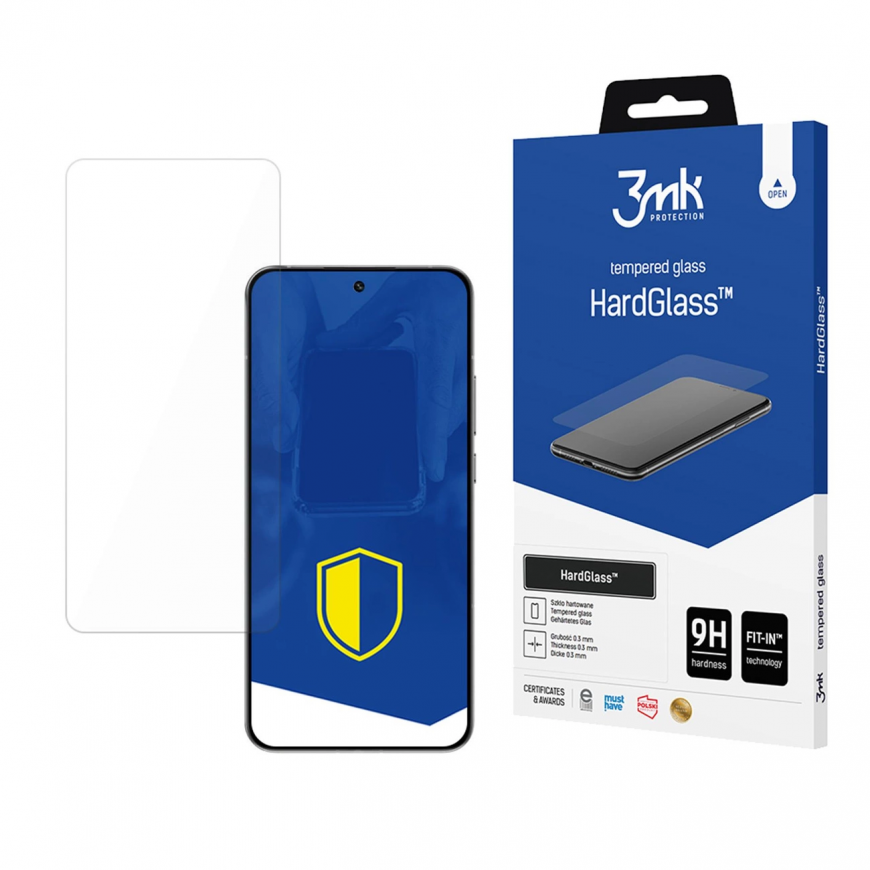 Tempered glass 3mk HardGlass for Oppo Reno 14 Pro