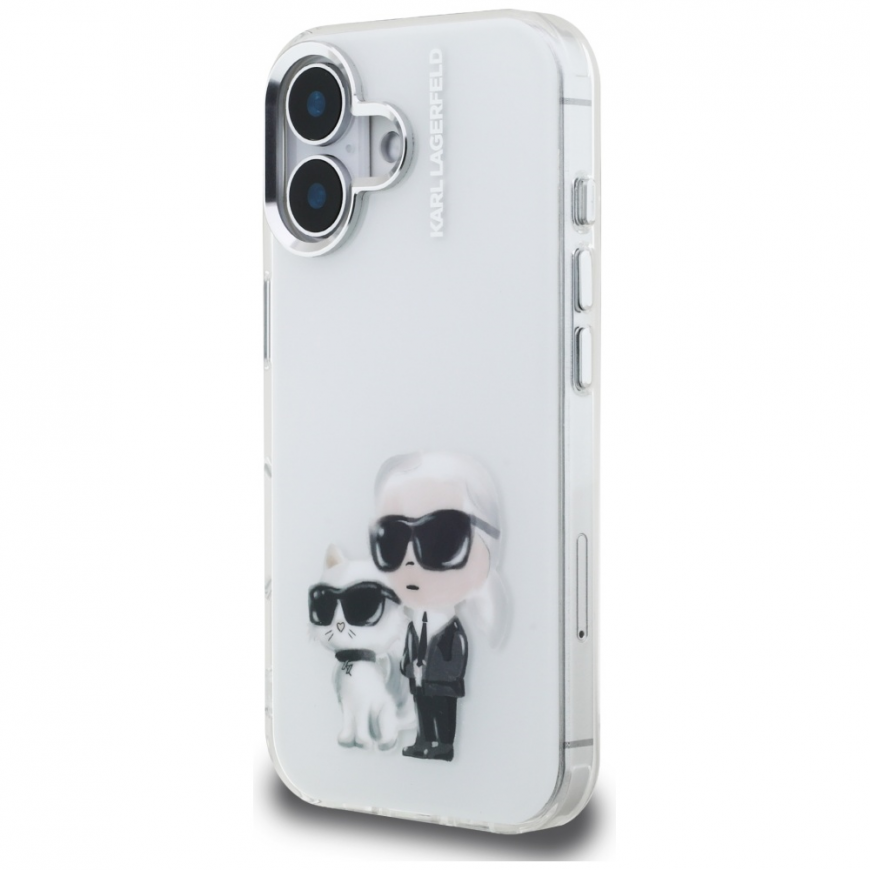 Case Karl Lagerfeld IML Aquarelle Karl & Choupette & Logo for – 2