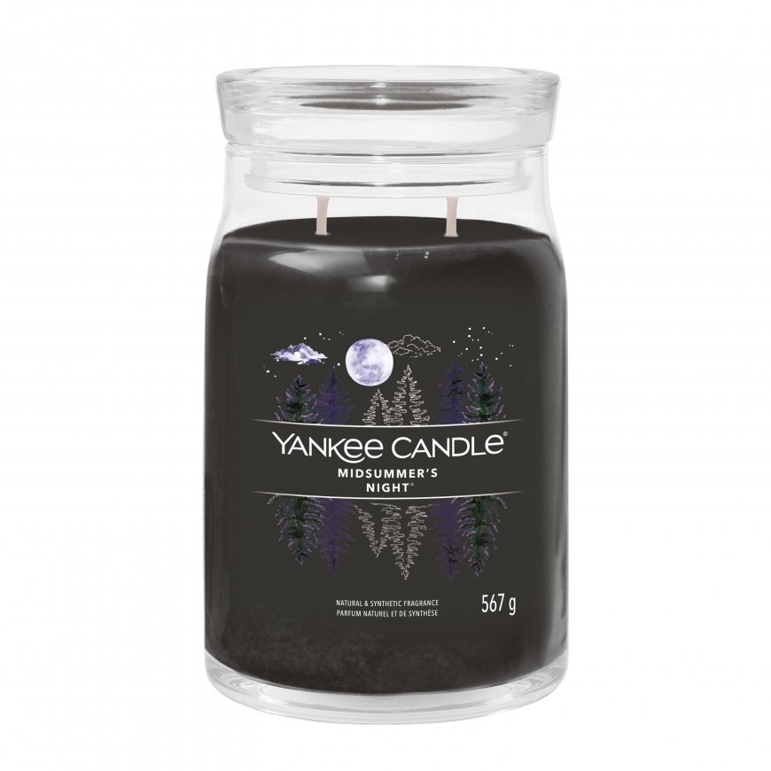 Yankee Candle 1629968E vaska svece Cilindrs Muskuss, Pačūlija Melns 1 pcs
