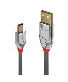 Lindy 36632 USB кабель USB 2.0 2 m USB A Mini-USB B Серый