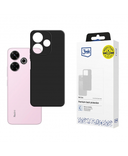 3mk Matt Case for Xiaomi Redmi Note 13R 5G|Redmi 13 4G - black