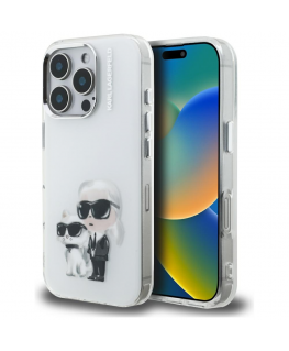 Case Karl Lagerfeld IML Aquarelle Karl & Choupette & Logo for