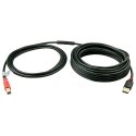 Lindy 42762 USB-kaabel USB 2.0 15 m USB A USB B Must, Punane