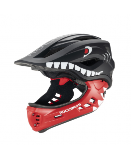 Rockbros TT-32006 Shark Children's Bike Helmet with Detachable J