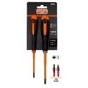 Bahco Insulated Screwdriver Set ERGO™ Combi 2 pcs - SL5/PZ1 SL6/PZ2 - 1000V VDE Bahco Insulated Screwdriver Set ERGO™ Combi 2 pcs - SL5/PZ1 SL6/PZ2 - 1000V VDE