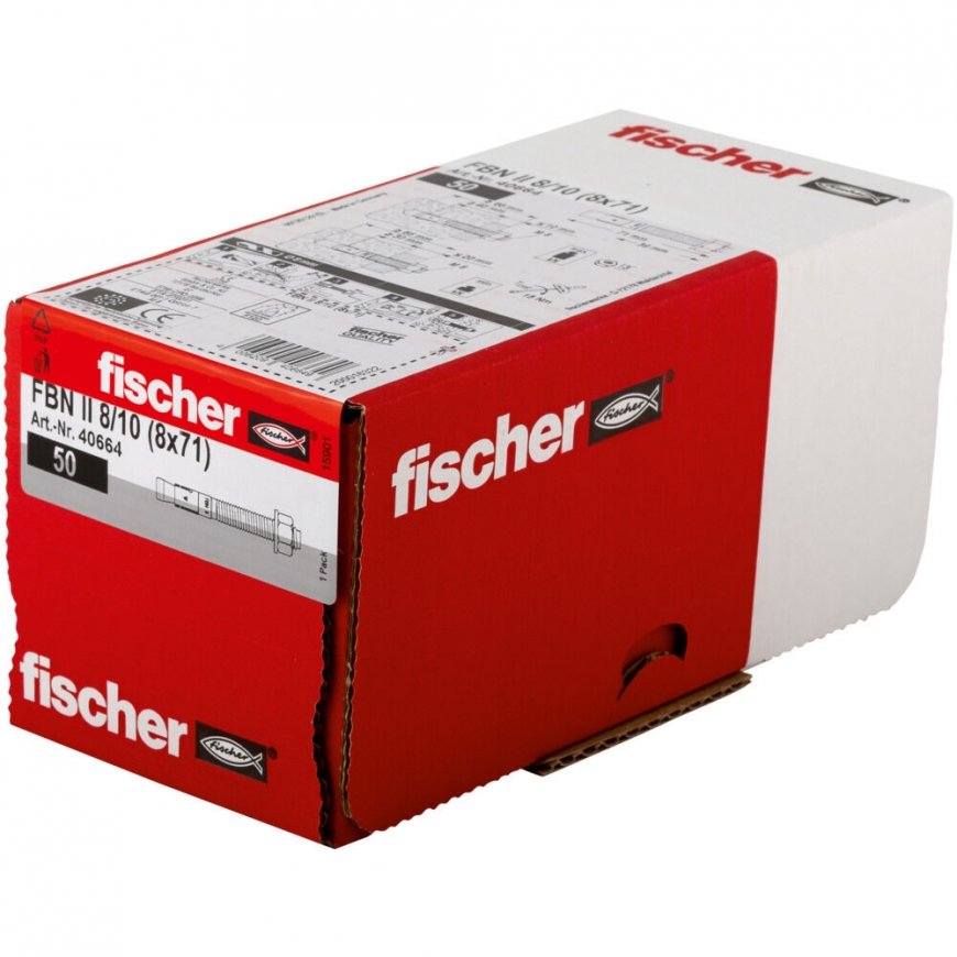Fischer 40664 screw anchor / wall plug 50 pc(s) Expansion anchor 70 mm – 2