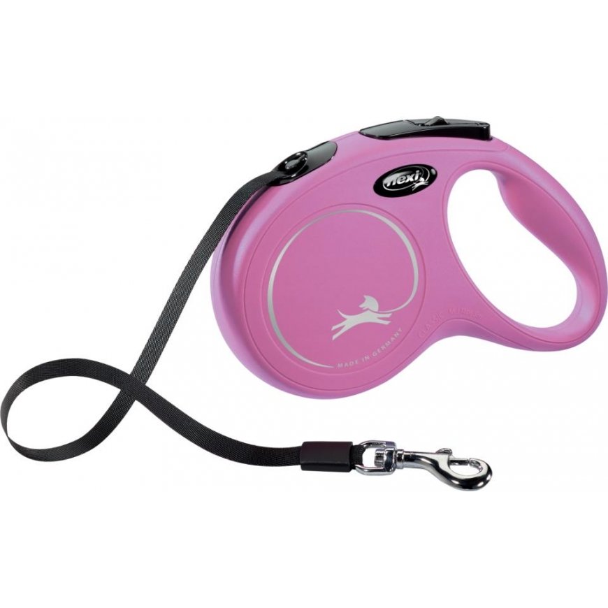 flexi New Classic josta M, 5M, 25KG, rozā