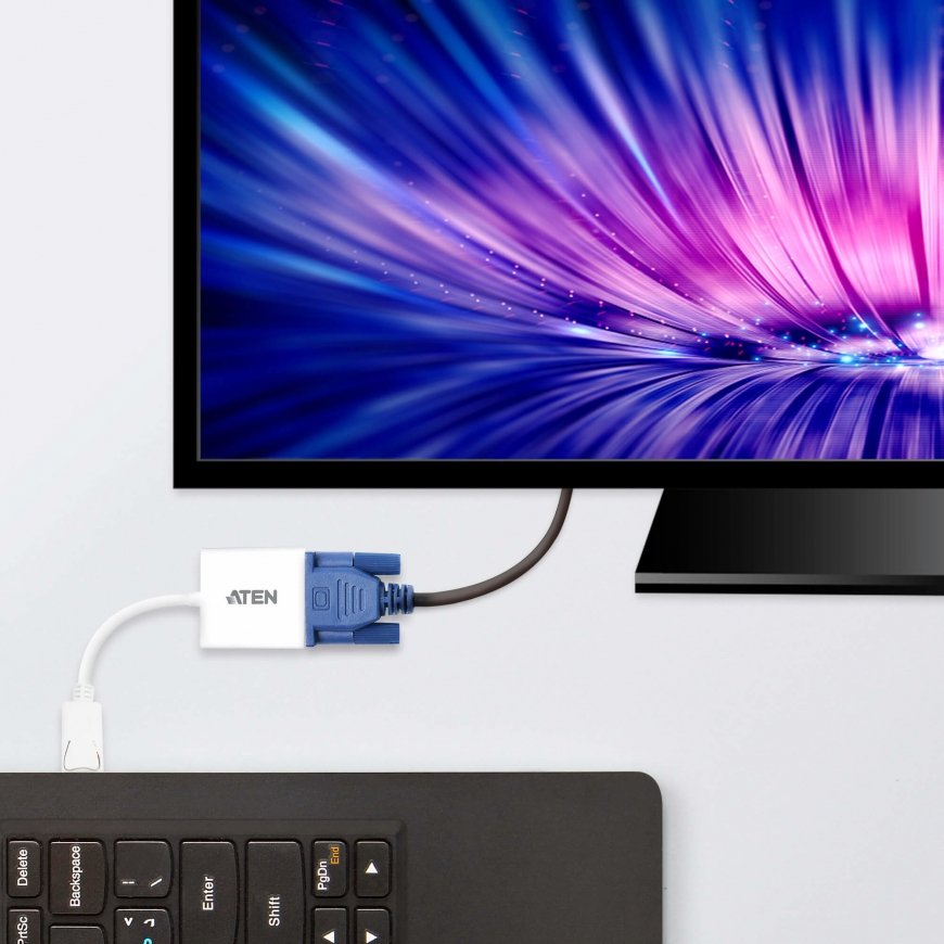 ATEN VC925-AT videokaapeli-adapteri DisplayPort VGA (D-Sub) Valkoinen – 2