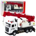 Lean Toys sunkvežimis su kranu, metaliniu kabinu, reguliuojama boom, šviesos ir garso sistema Lean Toys sunkvežimis su kranu, metaliniu kabinu, reguliuojama boom, šviesos ir garso sistema