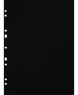 Focus Carton Refillsheets for ringbinder A4 Black 30-pack