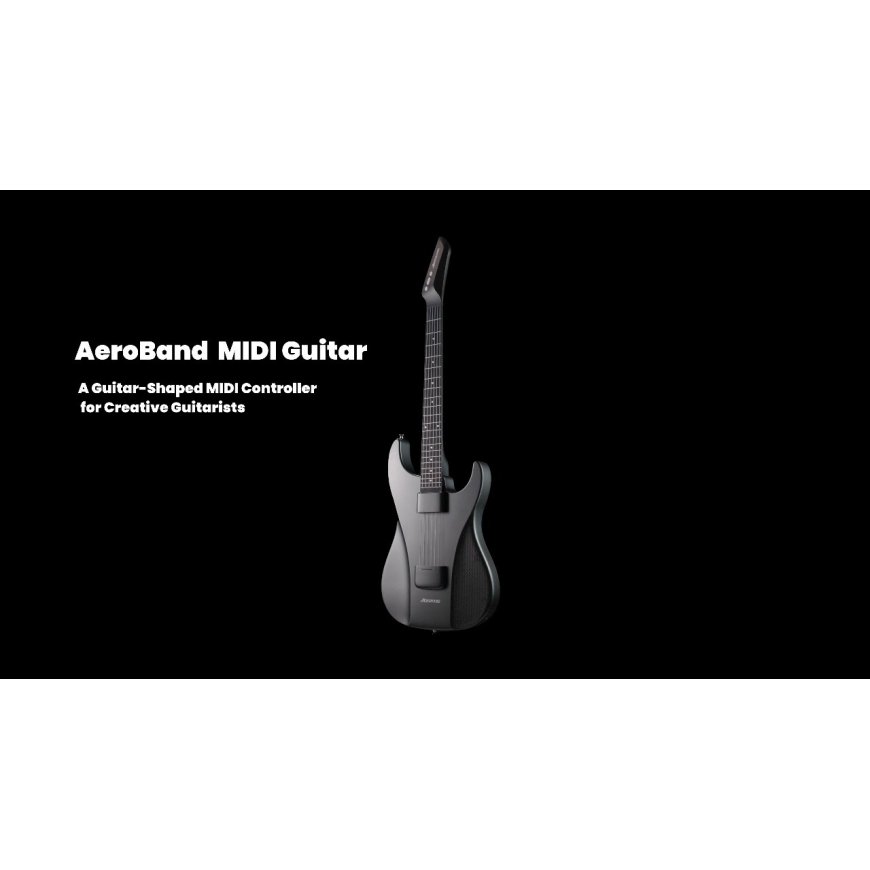 AeroBand MIDI nutikino kitarr must – 2