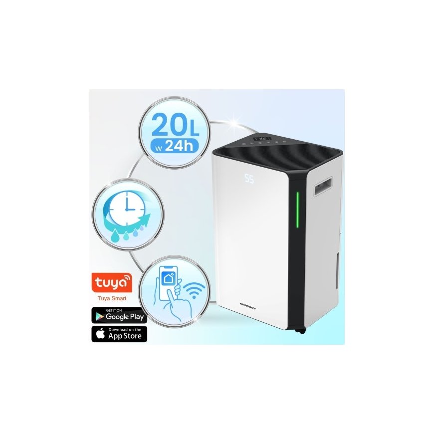 Compressor Air Dryer - Dehumidifier 20l/24h Hygrostato Berdsen BD-532 White
