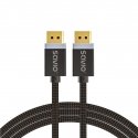 Savio DisplayPort cable 2 m Black CL-166 Must