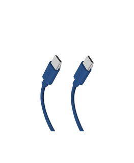 Кабель Energea Sheath Travel 2в1 USB-C до USB-C/USB-A 480Mbps 60W 1.2м синий