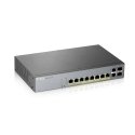 Zyxel GS1350-12HP-EU0101F сетевой коммутатор Управляемый L2 Gigabit Ethernet (10/100/1000) Питание п Zyxel GS1350-12HP-EU0101F сетевой коммутатор Управляемый L2 Gigabit Ethernet (10/100/1000) Питание п