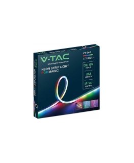 Неоновый флекс V-TAC 5 м USB контроллер Magic RGB DC 5V VT-562 RGB 3 года гарантии