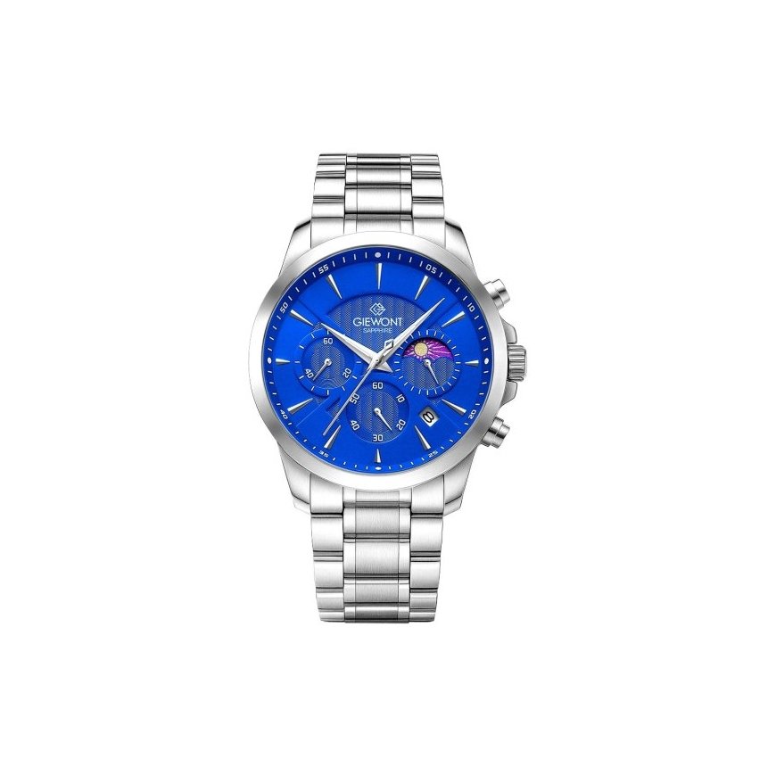 Meeste kell Giewont Chronograph Sapphire Sinine Koidutera GW8720-B5