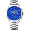 Vīriešu pulkstenis Giewont Chronograph Sapphire Zilie Miežu GW8720-B5