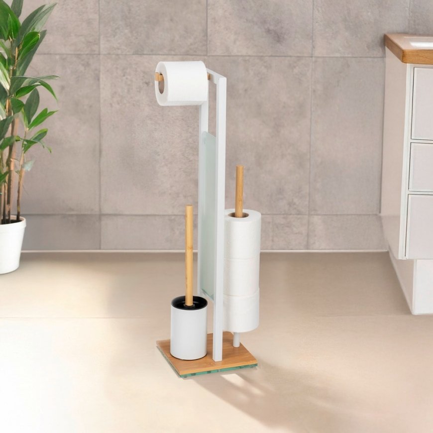 WENKO Rivalta Floorstanding White, Wood – 3