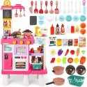 Lean Toys Play Kitchen with Oven, Food, Lights, Sounds, Pink Lean Toys Play Kitchen with Oven, Food, Lights, Sounds, Pink