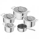 Zwilling Peak Cookware Set 5-piece, 18/10 Stainless Steel Zwilling Peak Cookware Set 5-piece, 18/10 Stainless Steel