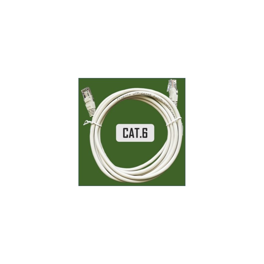 UTP patchcord kabelis kat6 2xRJ45 10m juodas – 2