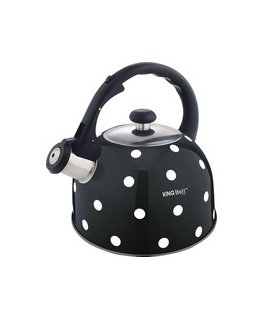 King Hoff KINGHOFF POLKA DOT эмалированный чайник 2,6 л KH-1053