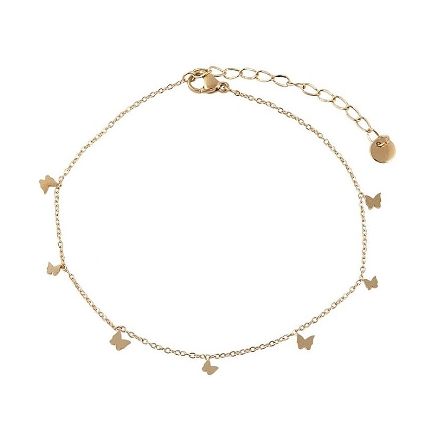 Adjustable Gold-Plated Steel Chain Necklace – 2
