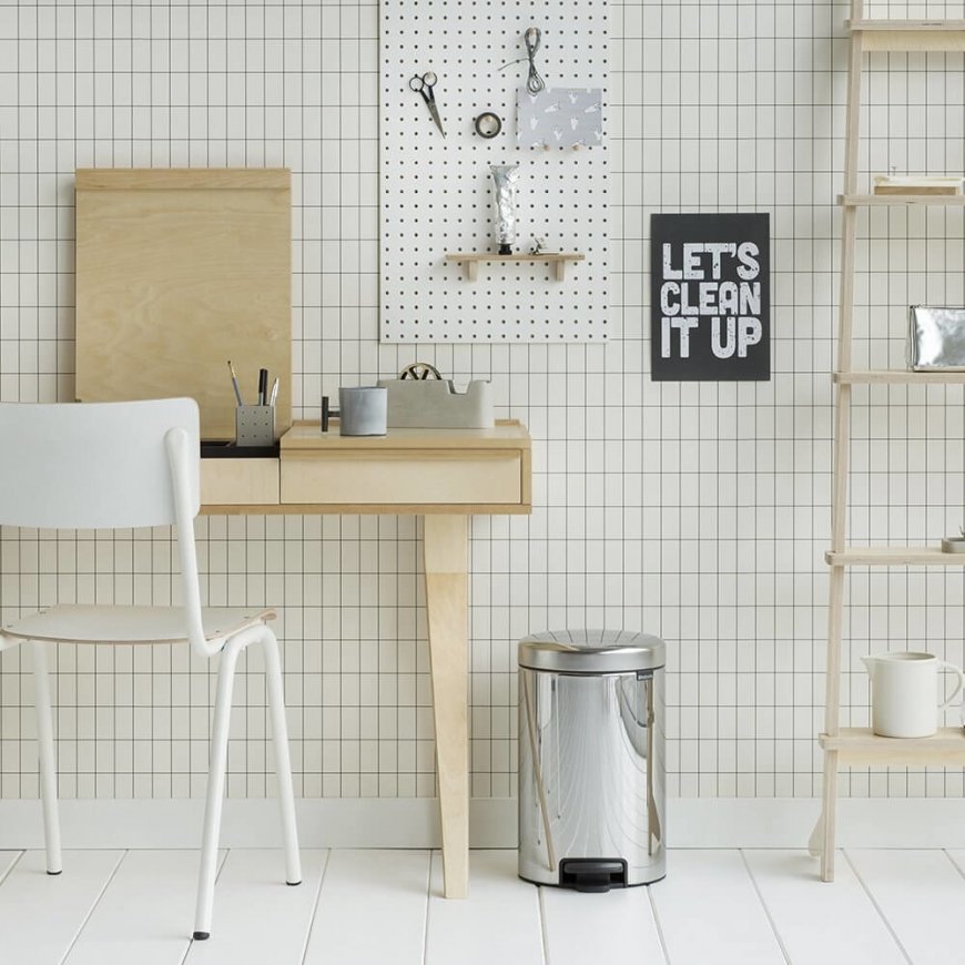 Brabantia 113581 šiukšliadėžė 12 L Turas Nerūdijančiojo plieno – 4