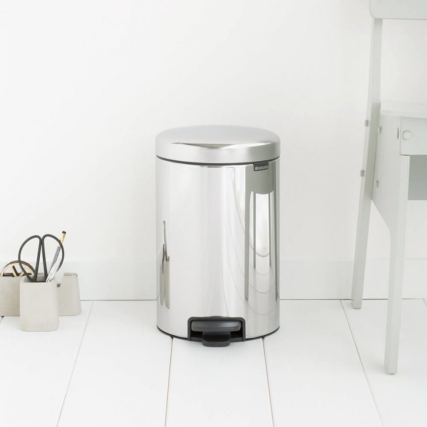 Brabantia 113581 trash can 12 L Round Stainless steel – 5