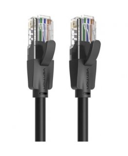 Кабель UTP патч-корд кат6 2xRJ45 15м черный
