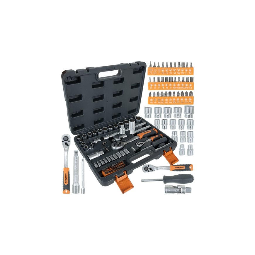 Tool set with suitcase 72 pcs. Bigstren 26846