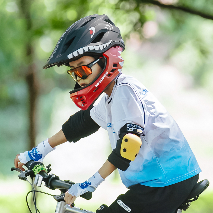 Rockbros TT-32005 Shark Children's Bike Helmet with Detachable J – 4