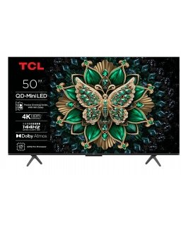 TCL 50Q6C teler 127 cm (50") 4K Ultra HD Nutiteleri funktsioon WiFi Metallik