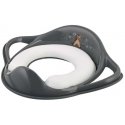 Maltex padded toilet seat Minimal dark gray gray rubber 6130_90 Maltex padded toilet seat Minimal dark gray gray rubber 6130_90