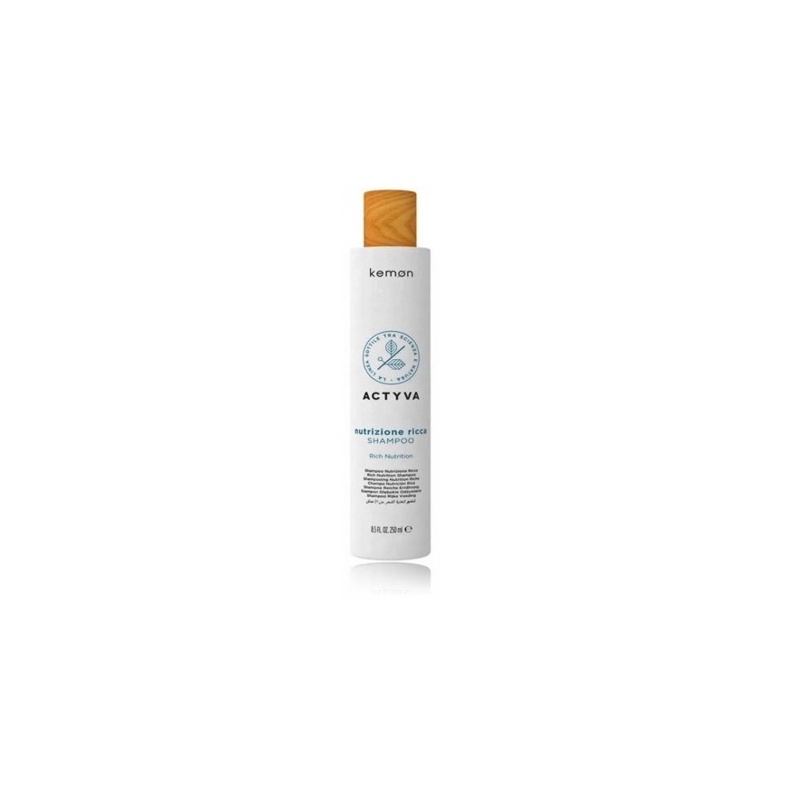 Kemon Actyva Nutrizione Ricca Rich Nutrition Shampoo, 250 ml