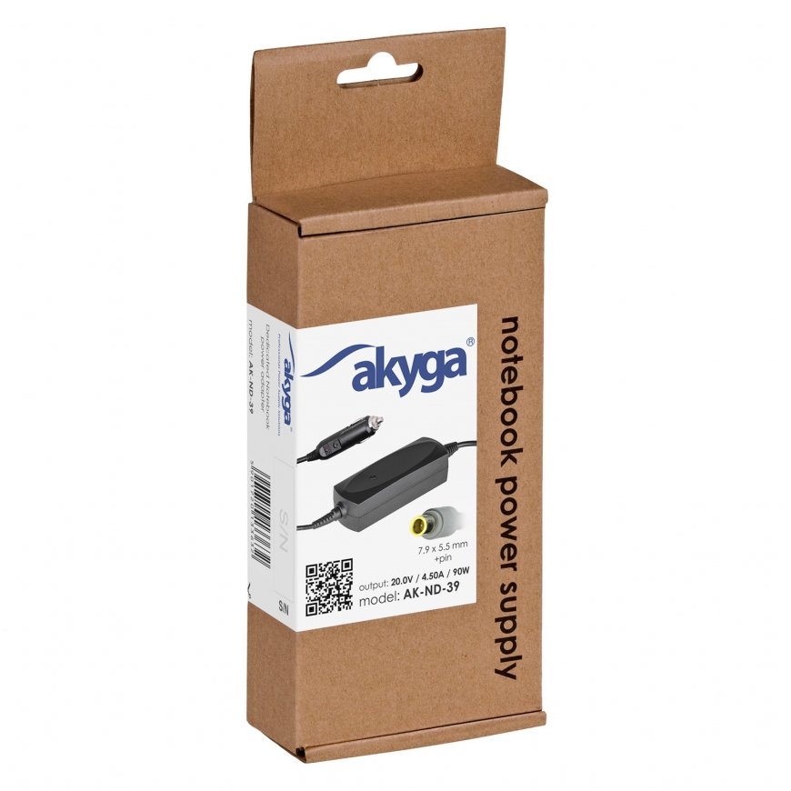 Akyga AK-ND-39 power adapter/inverter Auto 90 W Black – 4
