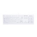 Contour Design Active Key AK-C8100F-U1-W/GE näppäimistö Lääketieteellinen USB QWERTZ Saksa Valkoinen