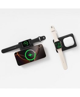 Powerbank Baseus EnerFill FT11 10000mAh 27W, ühilduv MagSafe'iga, mõeldud Apple Watch'ile ja nutitelefonidele, USB-C 20V/3A, 30 