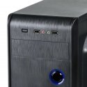 Akyga AK939BL tietokonekotelo Midi Tower musta