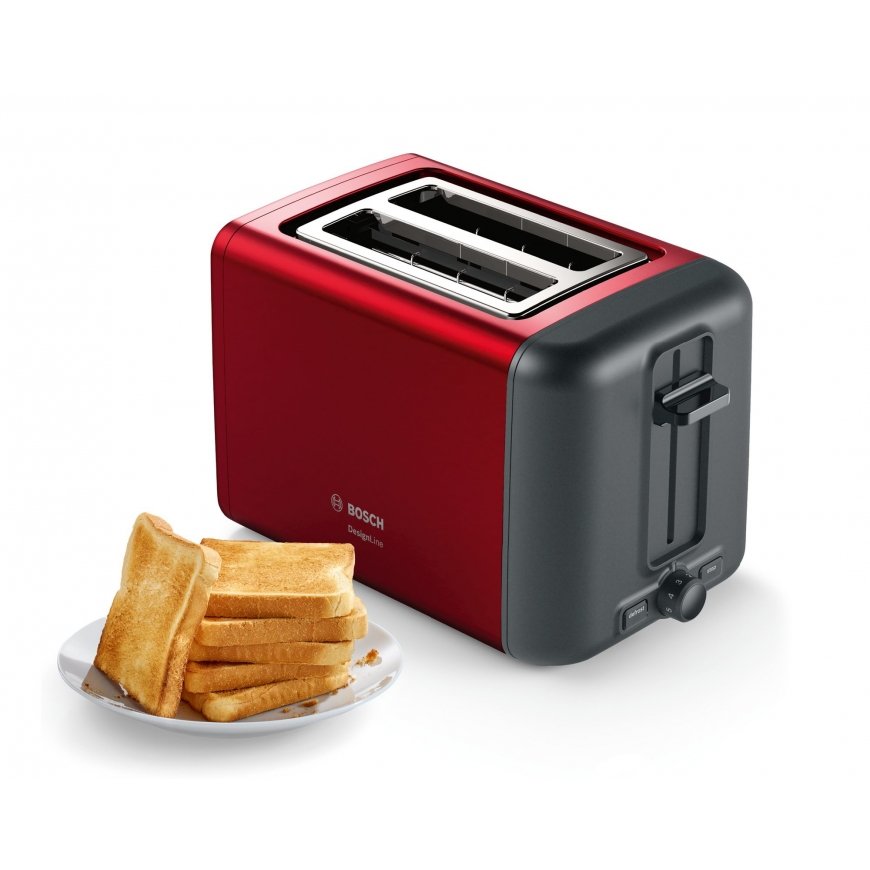 Bosch TAT3P424 skrudintuvas 2 griežinėliai 970 W Juoda, Raudona – 3