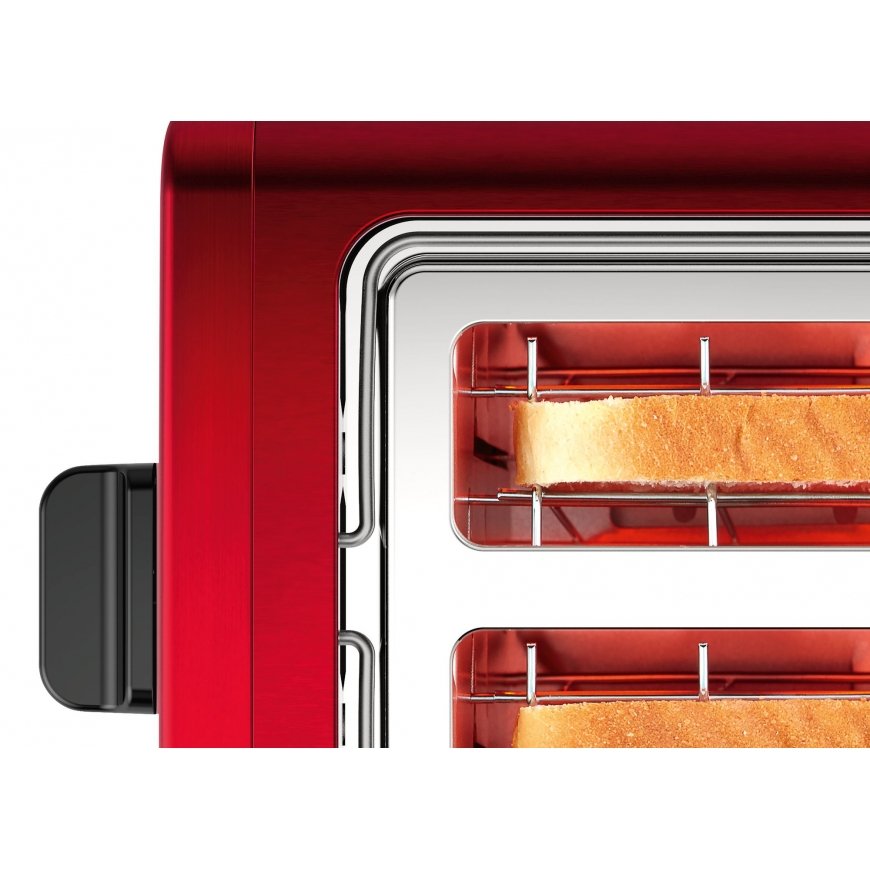 Bosch TAT3P424 toaster 2 slice(s) 970 W Black, Red – 5