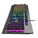 GENESIS Rhod 500 RGB tastatūra Speļu USB QWERTY Spāņu Melns, Pelēks GENESIS Rhod 500 RGB tastatūra Speļu USB QWERTY Spāņu Melns, Pelēks