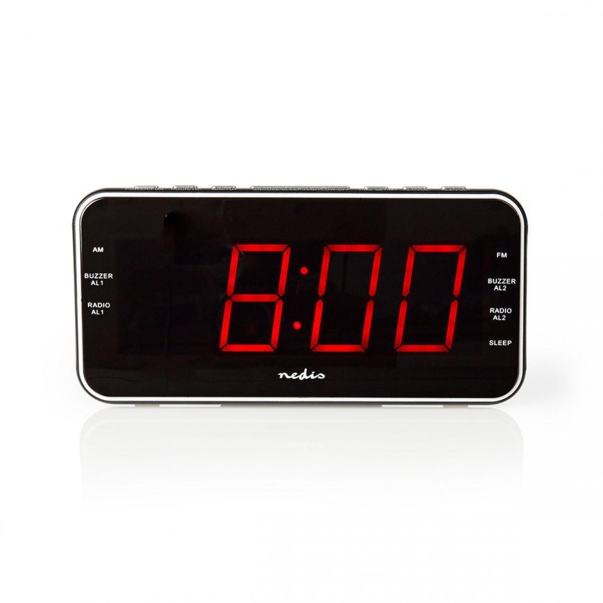 Nedis CLAR004BK modinātājpulkstenis/taimeris Digitāls modinātājs Melns