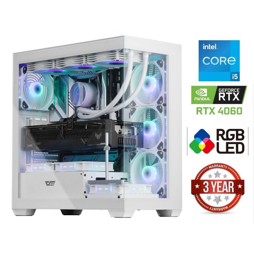 MDATA GAMING Intel Core i5-12400F 16GB 512GB SSD RTX 4060 NoOs – 2
