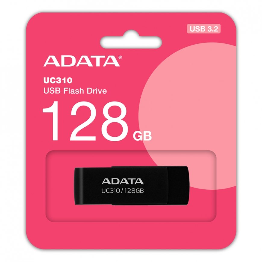 ADATA UC310 USB atmintukas 128 GB USB A tipo 3.2 Gen 1 (3.1 Gen 1) Juoda